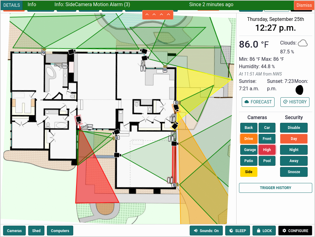 Security View Screeenshot